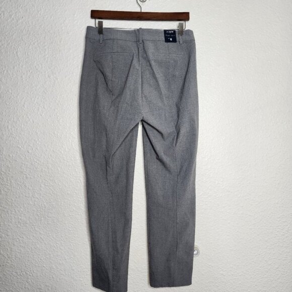 J.Crew Factory Slim Cropped Ruby Pants in Stretch Twill Gray Women's Size 6 NWT - Picture 3 of 7